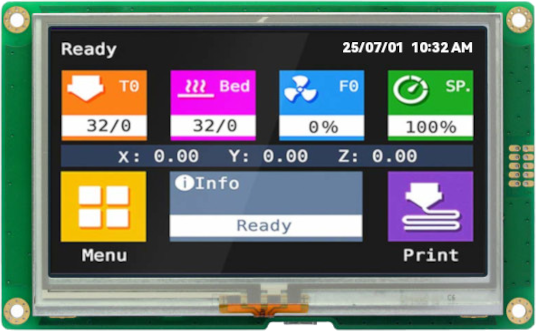 3d printer tft display
