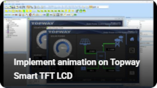 Smart TFT LCD animation