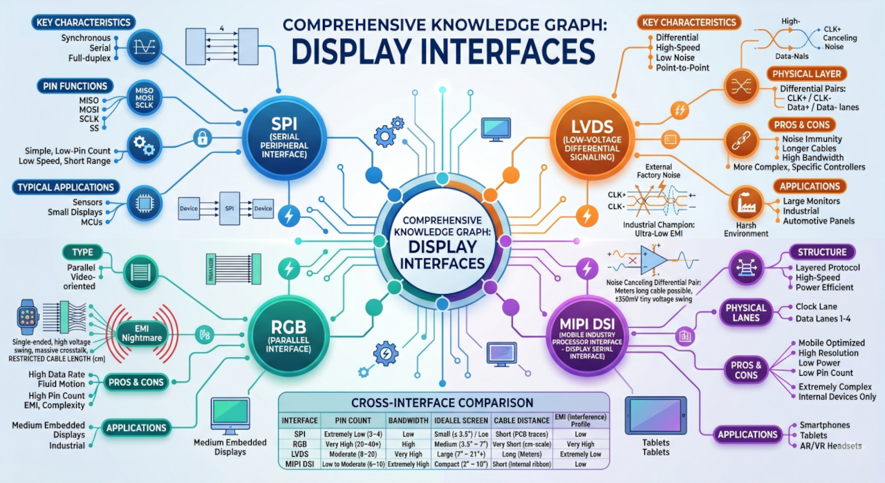 display interface comparison