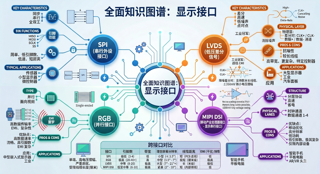 显示接口的比较